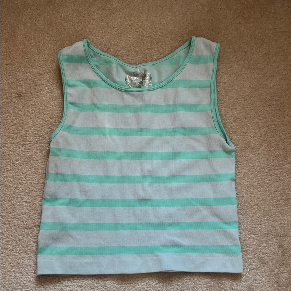 Sugar lips Striped Sleeveless Top